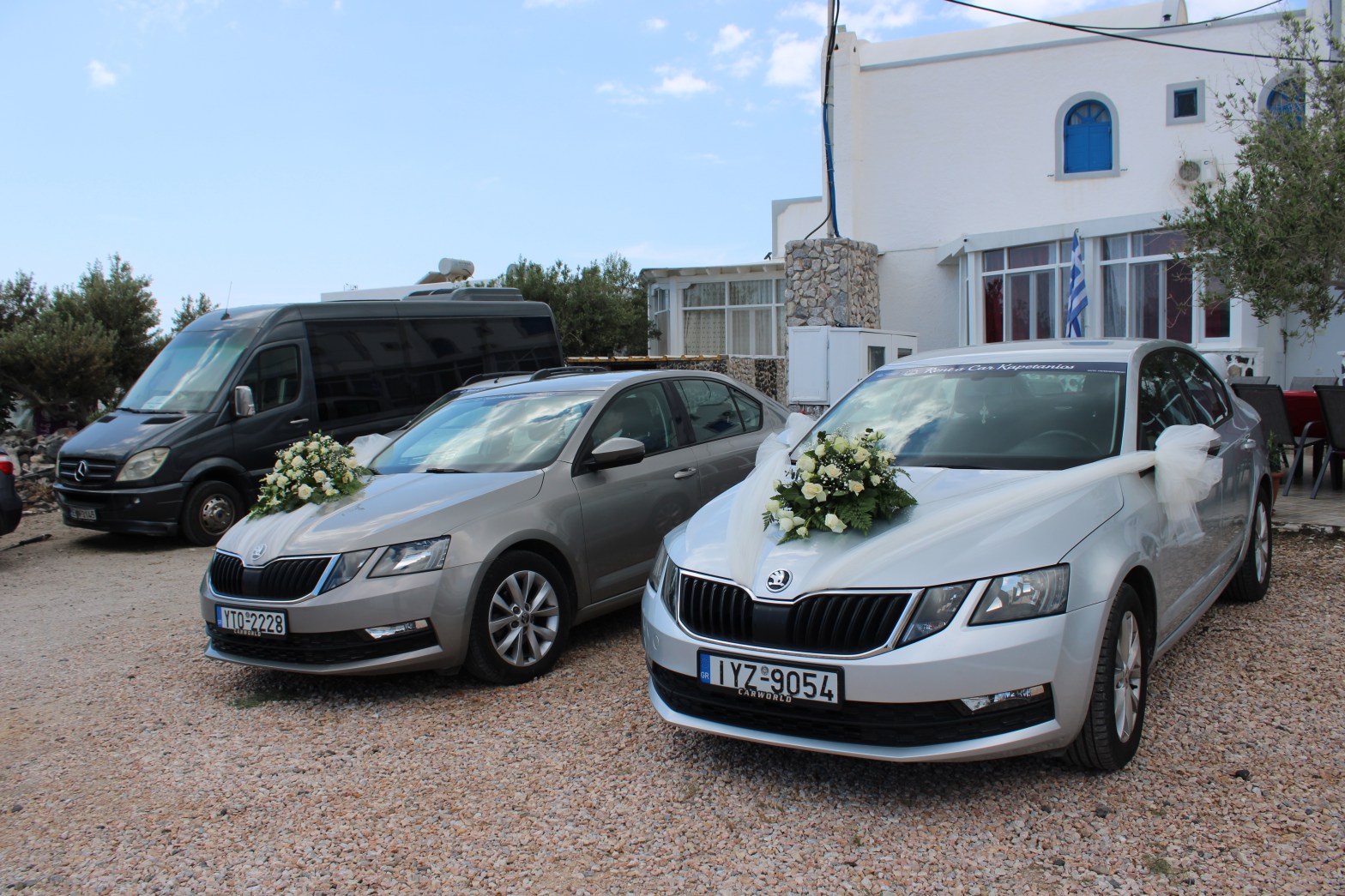 Santorini Wedding Transfer /Μεταφορά Γάμου στη Σαντορίνη